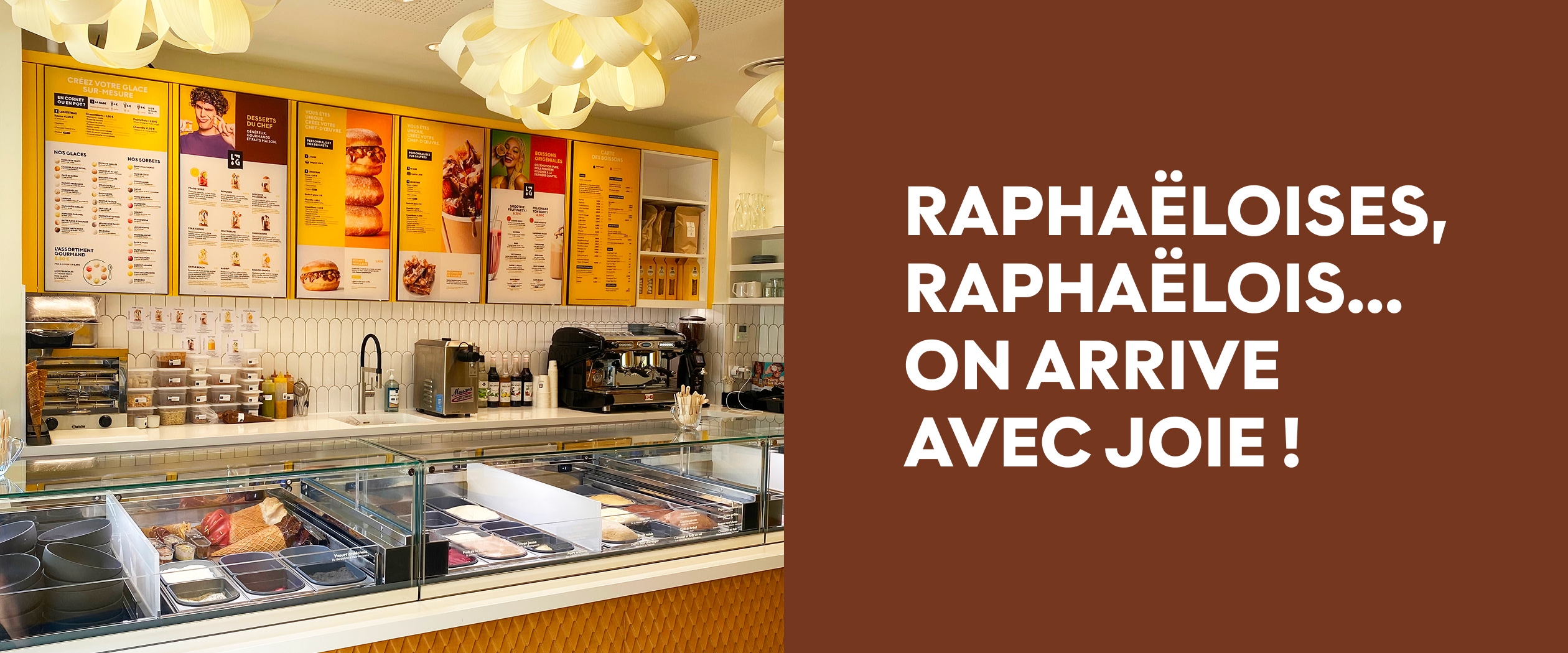 Raphaëloises, Raphaëlois... On arrive avec joie !